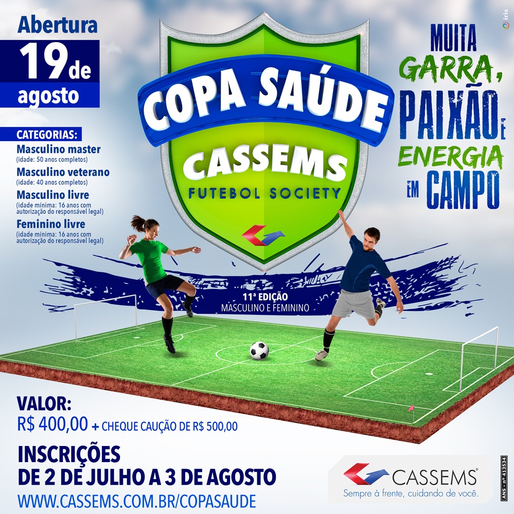 13ª edição da Copa Saúde Cassems define chaveamento do torneio do